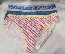 Victoria  s Secret Signature Logo Waistband Cotton High-Leg Brief Panty XL, 3 PRS