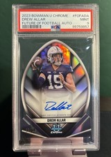 2023 Bowman University Chrome Sapphire Football Cards Checklist and Odds 12