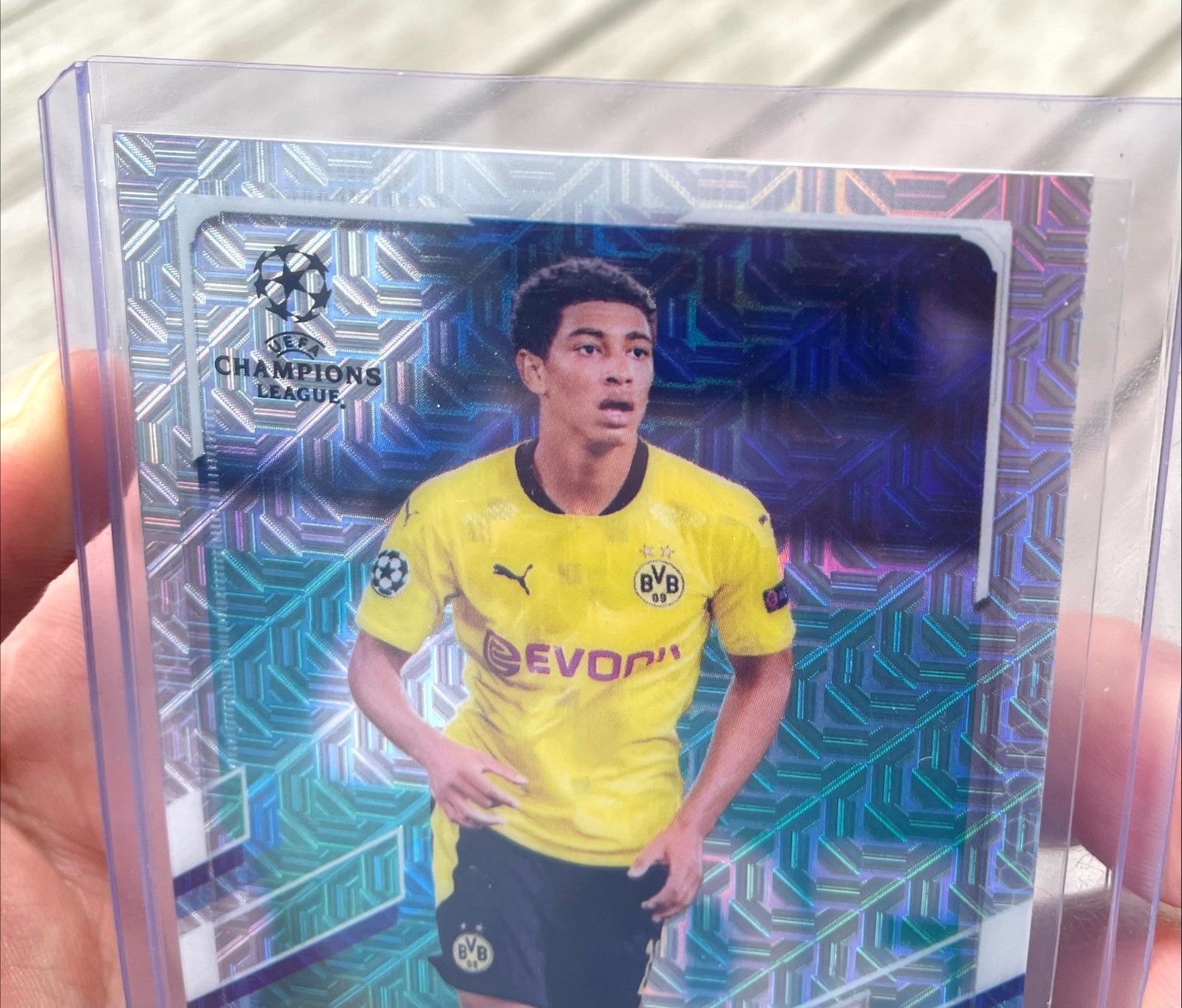 Topps 2020-21 Chrome Mojo UEFA Champions League Jude Bellingham RC #68 Japan view 7