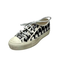 CHRISTIAN DIOR Walk'N'Dior Macro Houndstooth Embroidered Sneakers sz 8.5