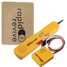 Wire Tracer Cable Finder with Tone Generator RJ11 Network Tester Yellow