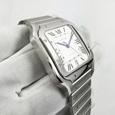 Cartier Santos Large Model WSSA0018 39MM Silver Dial Stainless Steel Paper 2