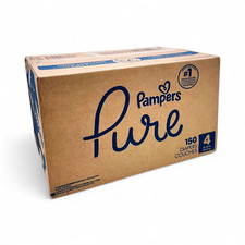 Pampers Pure Protection Luxesoft Vitamin-Infused Baby Diapers (Size 4) 150 Count 0.39 per diaper