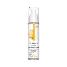 DERMA E Vitamin C Concentrated Serum Hyaluronic Acid Anti-Aging Face 2oz