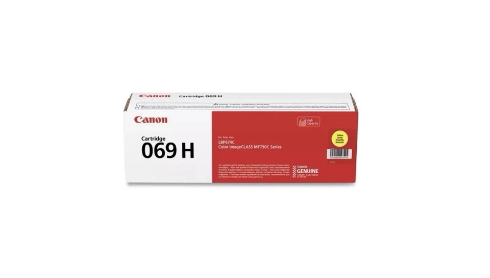 Canon 069H Toner Set BK/C/M/Y, Genuine, OEM, High Yield, 4-Pack, Sealed - Bild 4 von 4