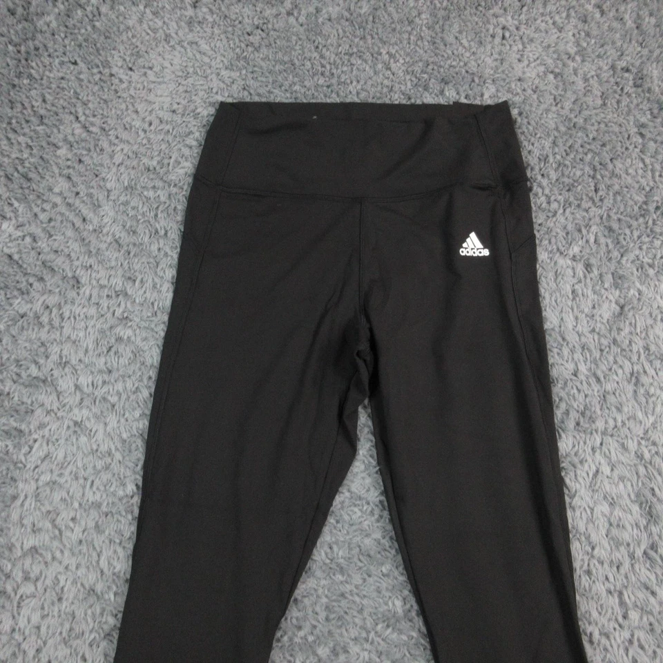 Adidas Leggings Mujer Grandes Negros Diseñados AEROREADY 2 Movimientos Alto 29x28.5 Nuevos con Etiquetas Foto 2 de 4