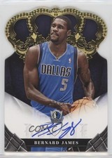 2012 Preferred Rookie Crown Royale Signatures Gold 13/25 Bernard James Auto 2d0