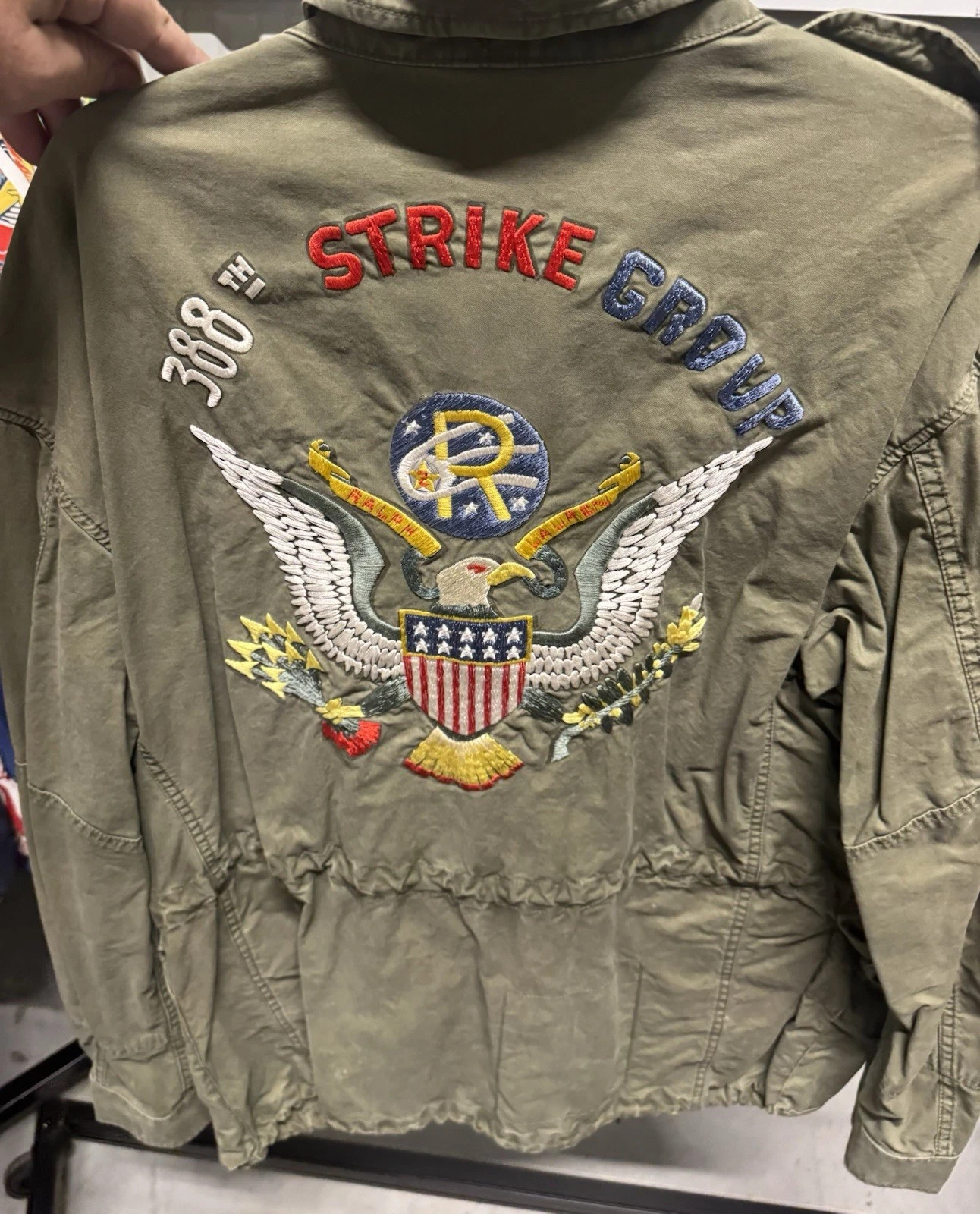 NWOT Polo Ralph Lauren Military Jacket  388th Strike Group Size XL image 3
