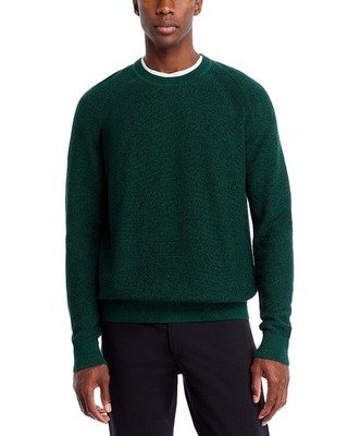 Michael Kors Mouline Sweater Dark Emerald Size Medium  Men's Modern-Fit Textured