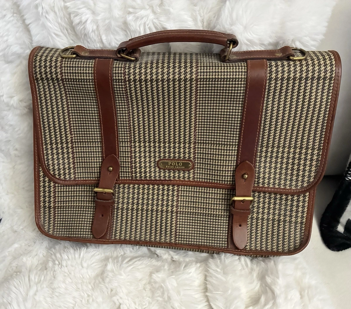 polo ralph lauren leather bag products for sale | eBay
