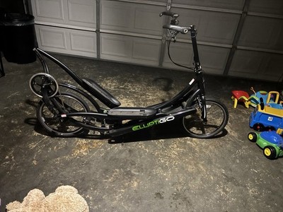 ElliptiGO 8C Elliptical Bike Black, Green Highlights