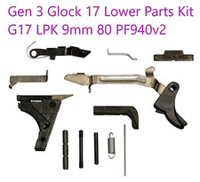 Gen 3 Glock 17 Lower Parts Kit G17 LPK 9mm