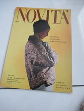 Novita Fashion Magazine Inaugural Issue of Italian Vogue NOV 1960 RARE ONLY 1 NM