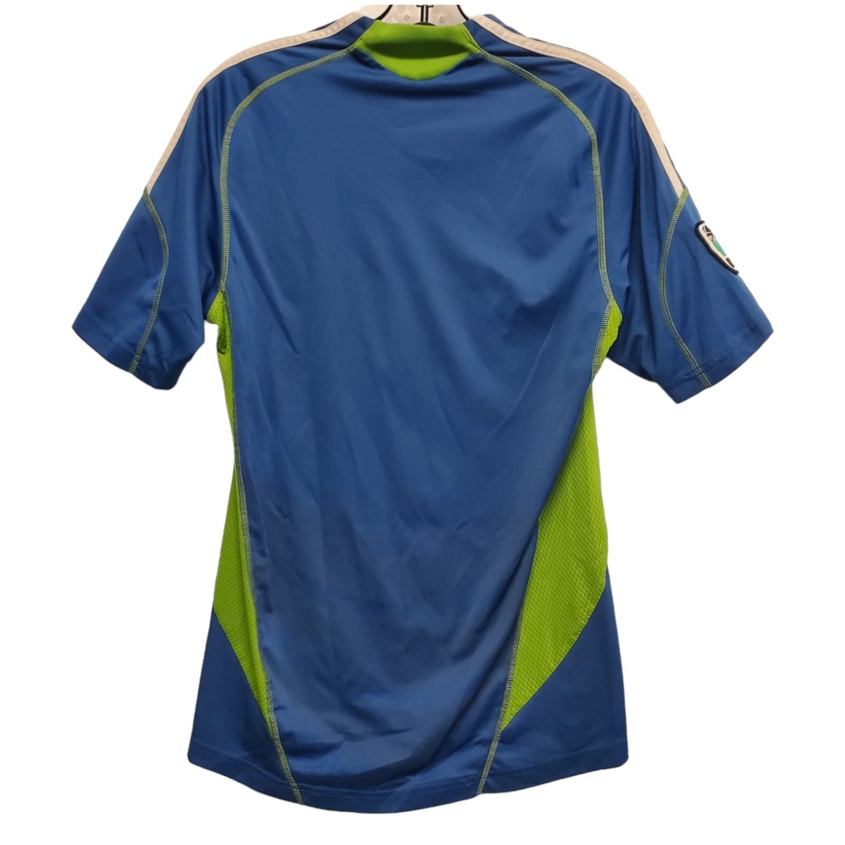 SEATTLE SOUNDERS FC Jersey Adult Small Green Blue ADIDAS