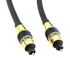 Professional Gold 50Ft 7Mm 5-Layer Digital Audio Optical Toslink Cable 50' Feet