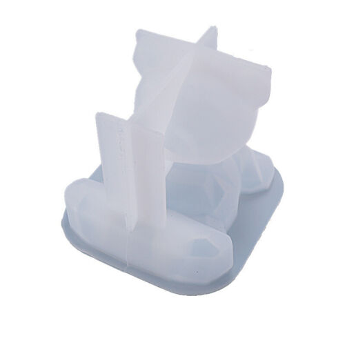 Three-dimensional Geometric Bear Phone Stand Mould Silicone DIY Resin Epoxy Mold