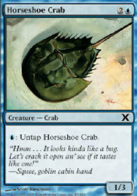 HORSESHOE CRAB X4 4 4X 10th Edition MTG Magic the Gathering Cards DJMagic