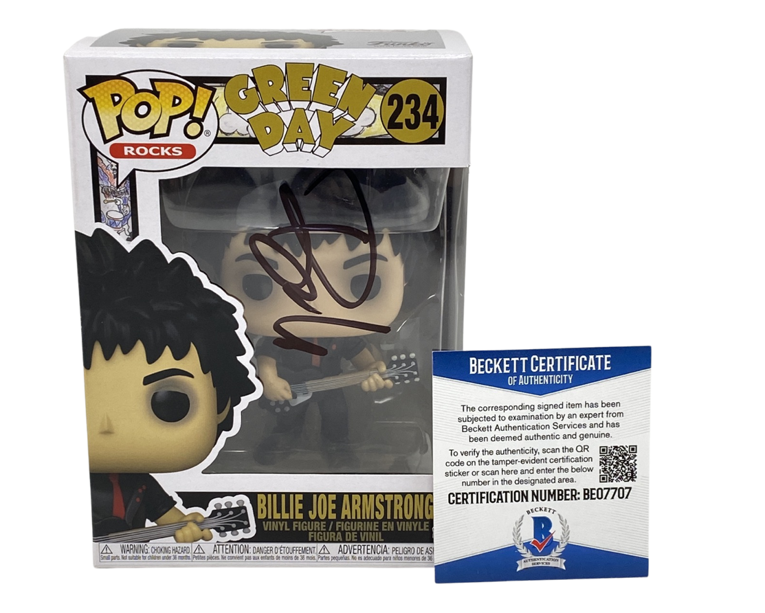 Billie Joe Armstrong Signed Autographed Funko Pop Figure Green Day