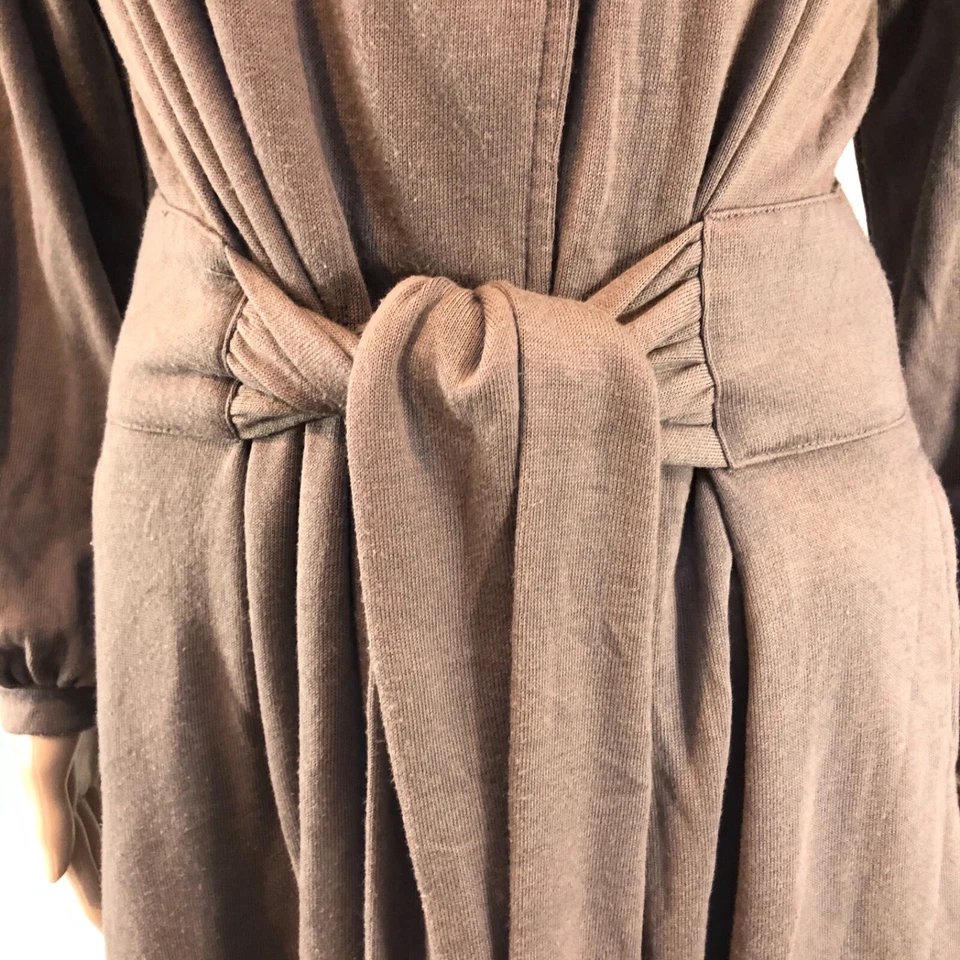 Soma Intimates women’s Robe Sz M. Brown Rayon Blend Lined Knee Length - Image 4 of 4