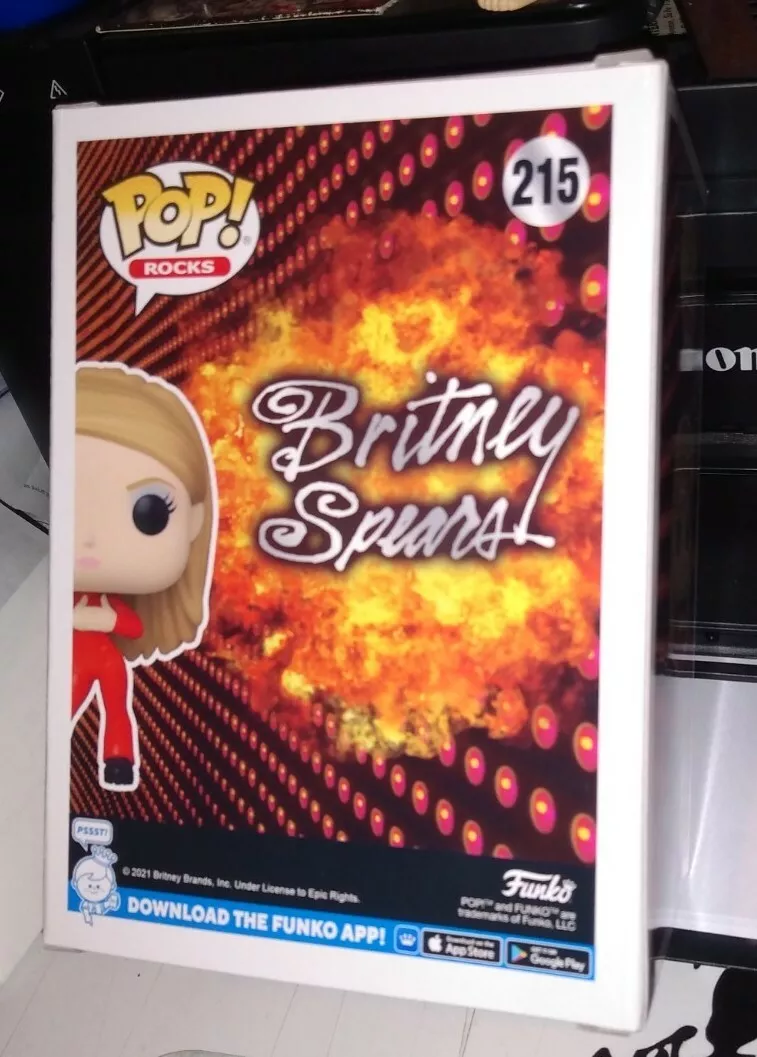 Funko Pop Rocks Britney Spears #215 Diamond Edition Urban Outfitters Exclusive