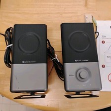 Altec Lansing Model 220 Amplified 2 Piece 9" Speaker System 2002 Used w/Guides