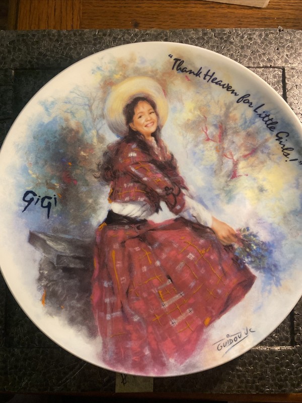 THANK HEAVEN FOR LITTLE GIRLS HENRI D' ARCEAU COLLECTOR PLATE 1985