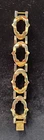 Vintage Spartina 449 Signature Goldtone Cartouche Bracelet ~ Costume Jewelry