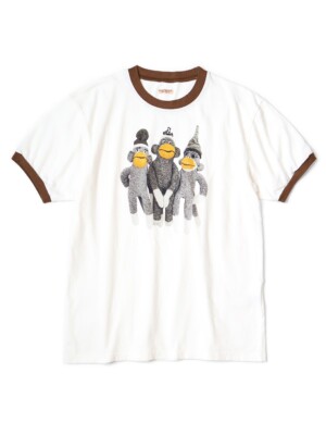 国内外ラッパーに超人気 KAPITAL Monkey Amigo ノースリーブTee ASK availability First) KAPITAL Ringer T-shirt (Monkey Amigo