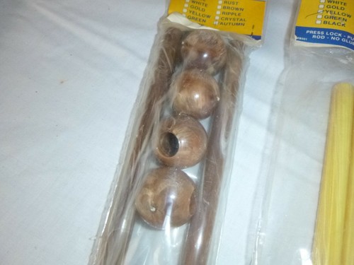 NOS Vtg 12" Marbells Macrame Dowel Rod Wall Hanging Purse Handle U CHOOSE COLOR - Picture 8 of 14