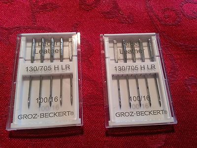 Groz-Beckert Leather Vinyl Sewing Needles Kenmore, Brother, Pfaff 15x1 SZ 16