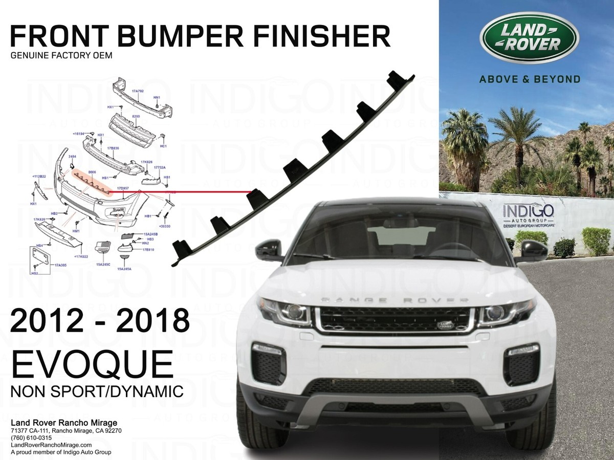 GENUINE LAND ROVER FRONT BUMPER FINISHER RANGE ROVER EVOQUE NEW