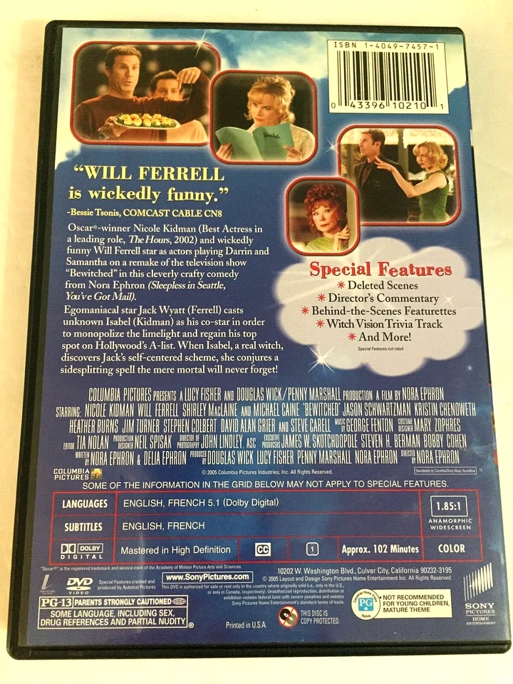 Bewitched Special Edition DVD Ships  Same Day With Tracking Foto 2 de 2