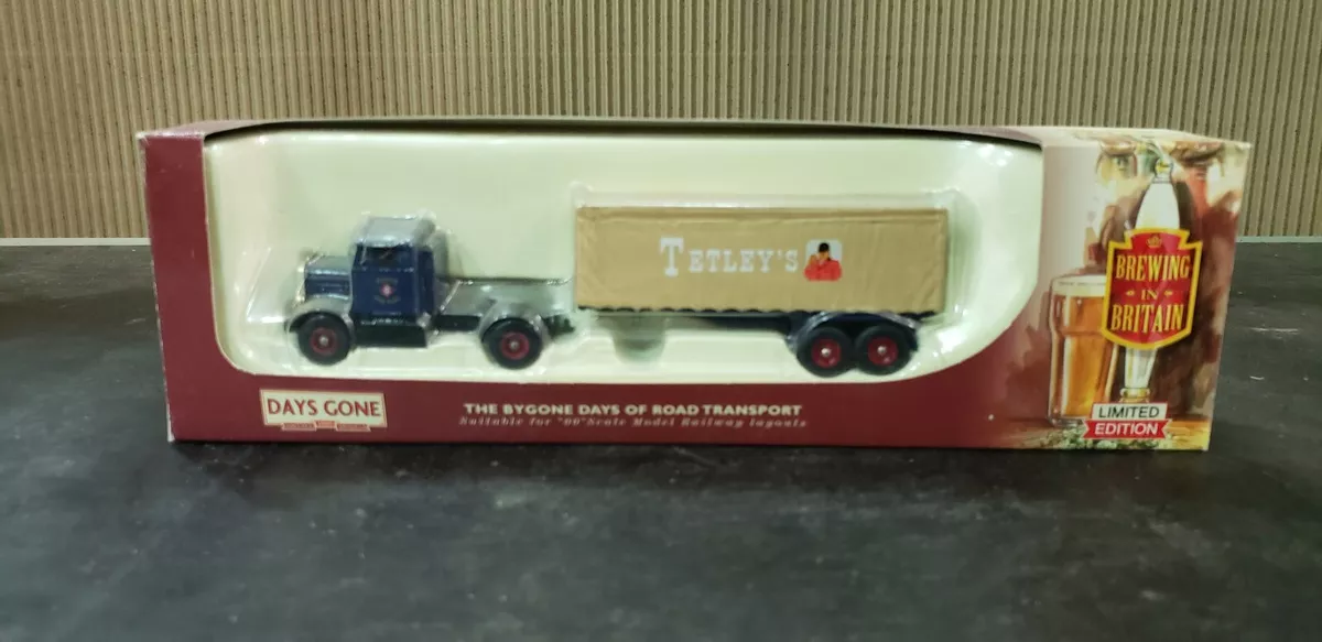 LLEDO - OO Scale - Days Gone - Scammell Artic / Sheeted Trailer - Tetley's  Ales