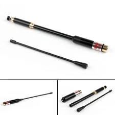 1Pc AL-800 High Gain Dual Band Extendable Antenna SMA-Male For IcomYaesu Radio B