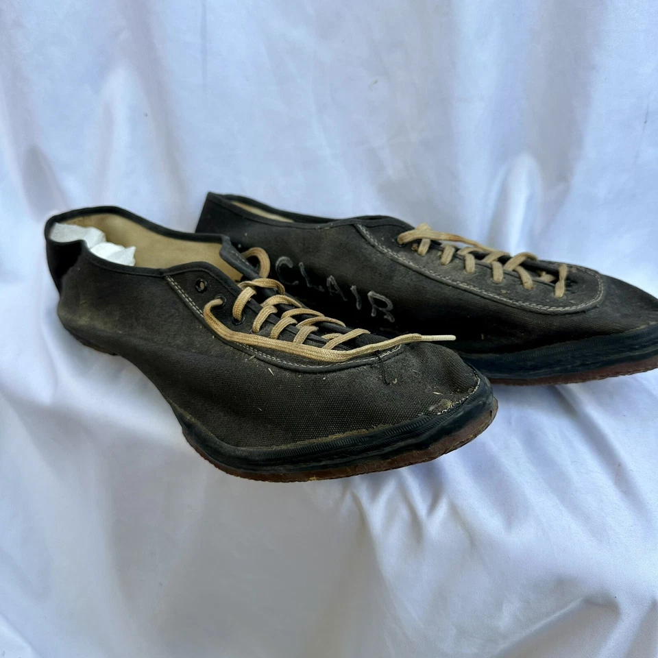 Zapatos para correr Converse Racer Chuck Taylor antiguos de colección de los años 30  Foto 3 de 4