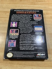 Swords and Serpents (Nintendo Entertainment System, 1990) NES Fantasy Video Game