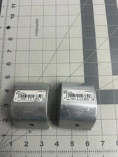 NOS 2-pack lot National Hardware Barn Door Round Rail Splice Collar N193-847