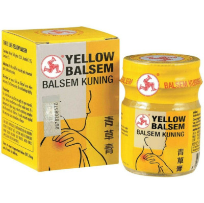 10 x 36g Three Legs Yellow Balsem Analgesic Cream for Pain Relief Muscle Ache