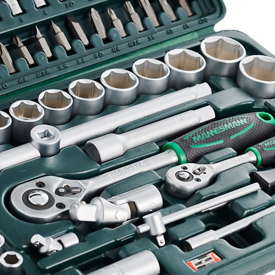 Mannesmann M98410 Steckschlüsselsatz - Grün, 94-teilig online 