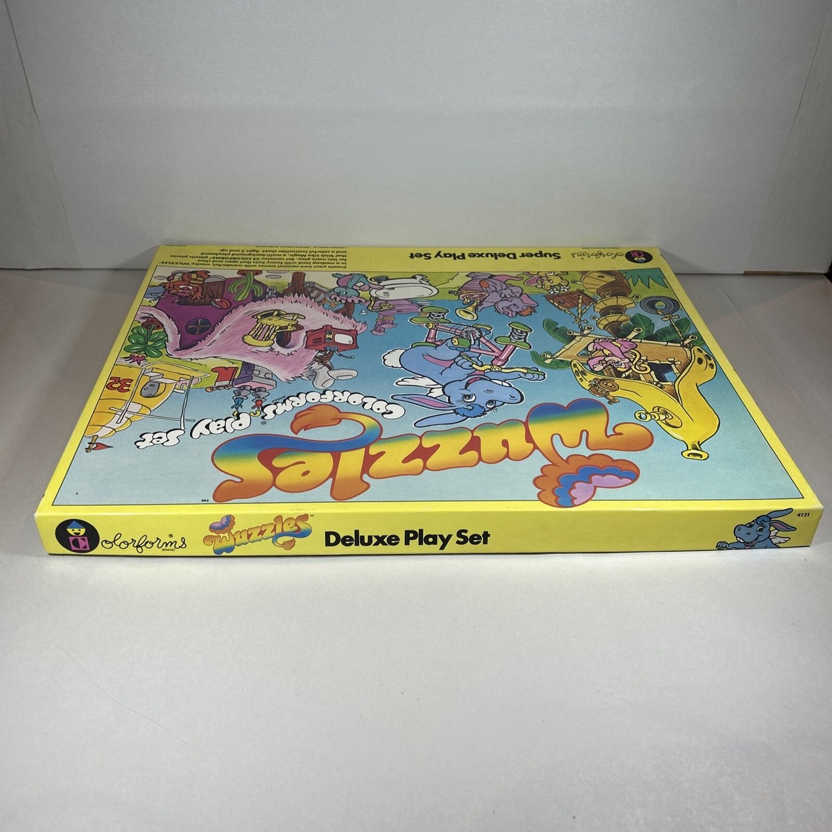 Vintage 1984 Walt Disney Wuzzles Colorforms Super Deluxe Play Set
