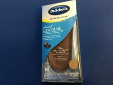Dr Scholl's Comfort ultra soft leather insoles w-massaging gel, Men's size 8-14