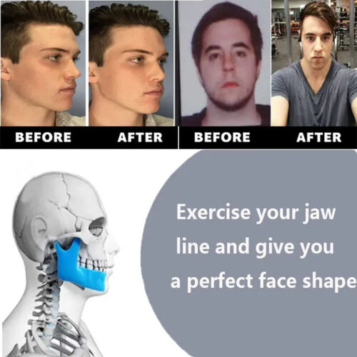 20LB Jawline Exerciser Mouth Exercise Fitness Ball Neck Face Jaw Trainer Toning - Picture 5 of 5