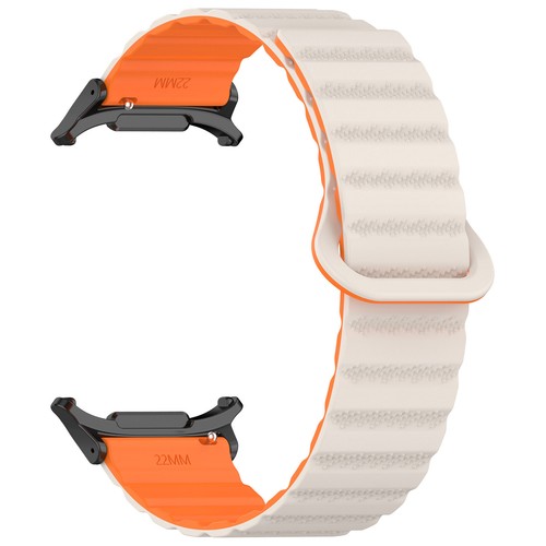 For Samsung Galaxy Watch 7 Ultra 47mm Soft Magnetic Clasp Silicone Sport Strap - Picture 6 of 48