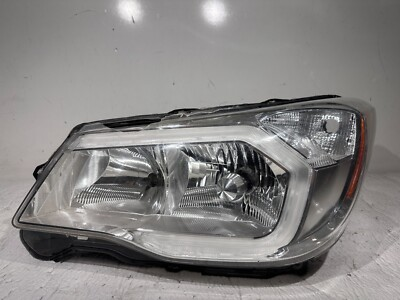 #ad 2014 2015 2016 SUBARU FORESTER LEFT DRIVER SIDE HEADLIGHT XENON DAMAGED OEM $125.00