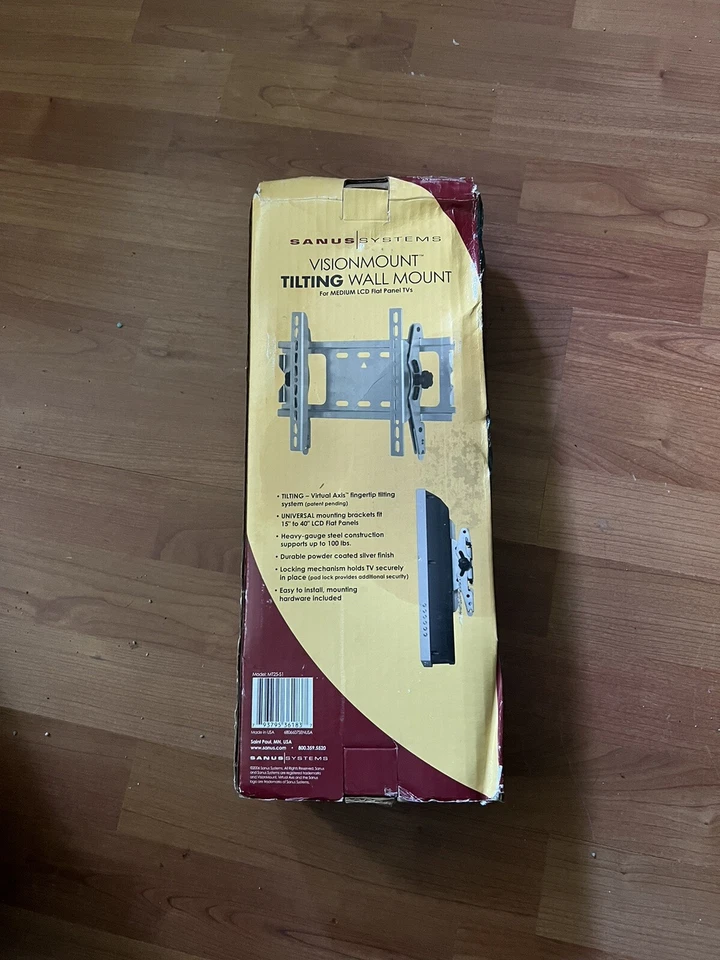 SANUS Visionmount Tilting Wall Mount for 15-40" LCD Flat Panel TVs MT25-51 - Image 3 of 3