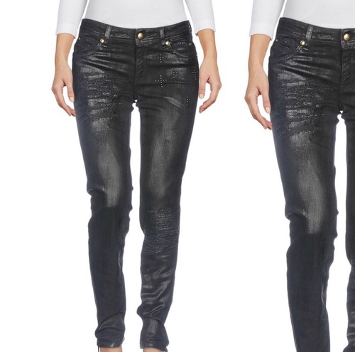 New ROBERTO CAVALLI Black Luxury Skinny 
