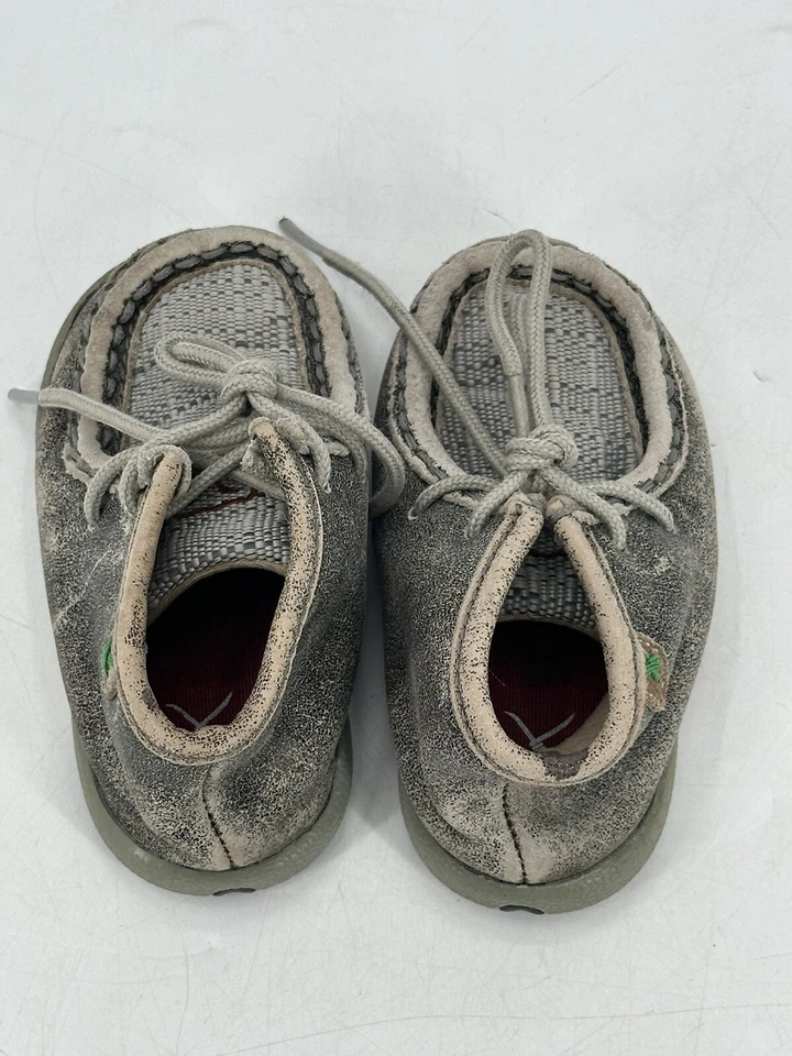 Zapatos de conducción Twisted X gris infantil Chukka sin usar, en caja, talla 5M (ICA0012) Foto 4 de 4