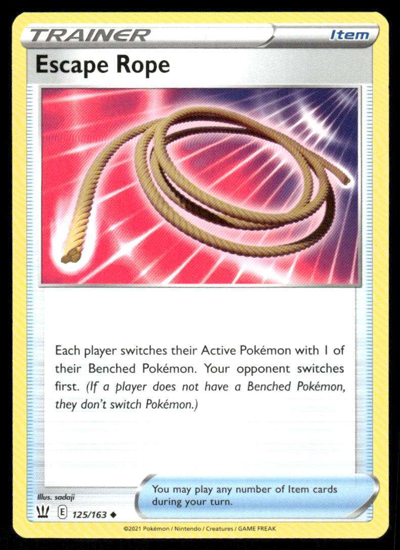 Pokemon TCG Escape Rope 125/163 Battle Styles trading card
