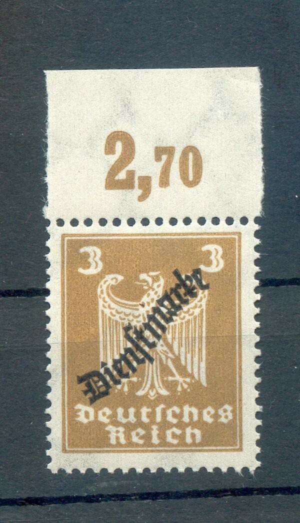 Dr. Service 105aPOR Upper Margin** MNH Mint Never Hinged 30EUR (71565)
