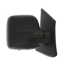 Renault Trafic Business 2014-2021 Electric Wing Door Mirror Black Drivers Side